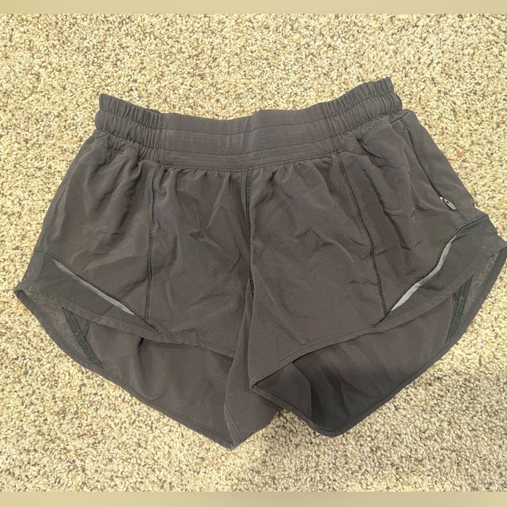 Black Lulu shorts, size 4